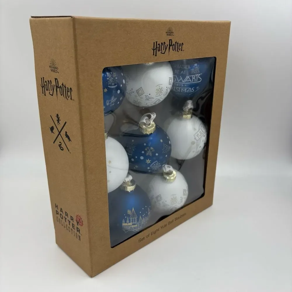 NIB NWT Harry Potter‎ New York Store Yule Ball Christmas Ornament Baubles Set